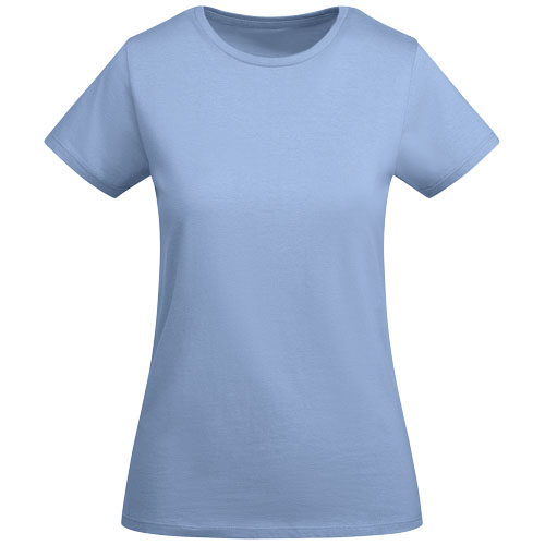 T-shirt femme coton bio 175gr personnalisé Breda ROLY Bleu ciel